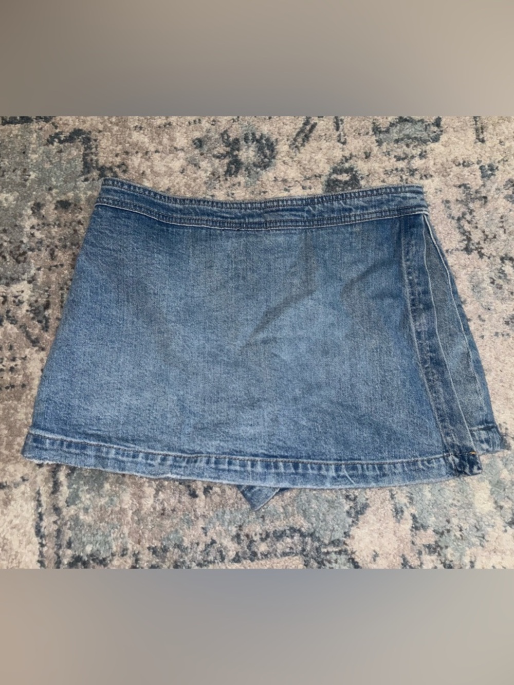 Alice + Olivia Medium Blue Denim Mini Skirt